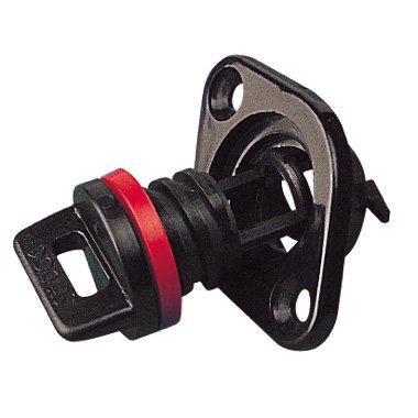 Sealect Drain Plug with housing Red