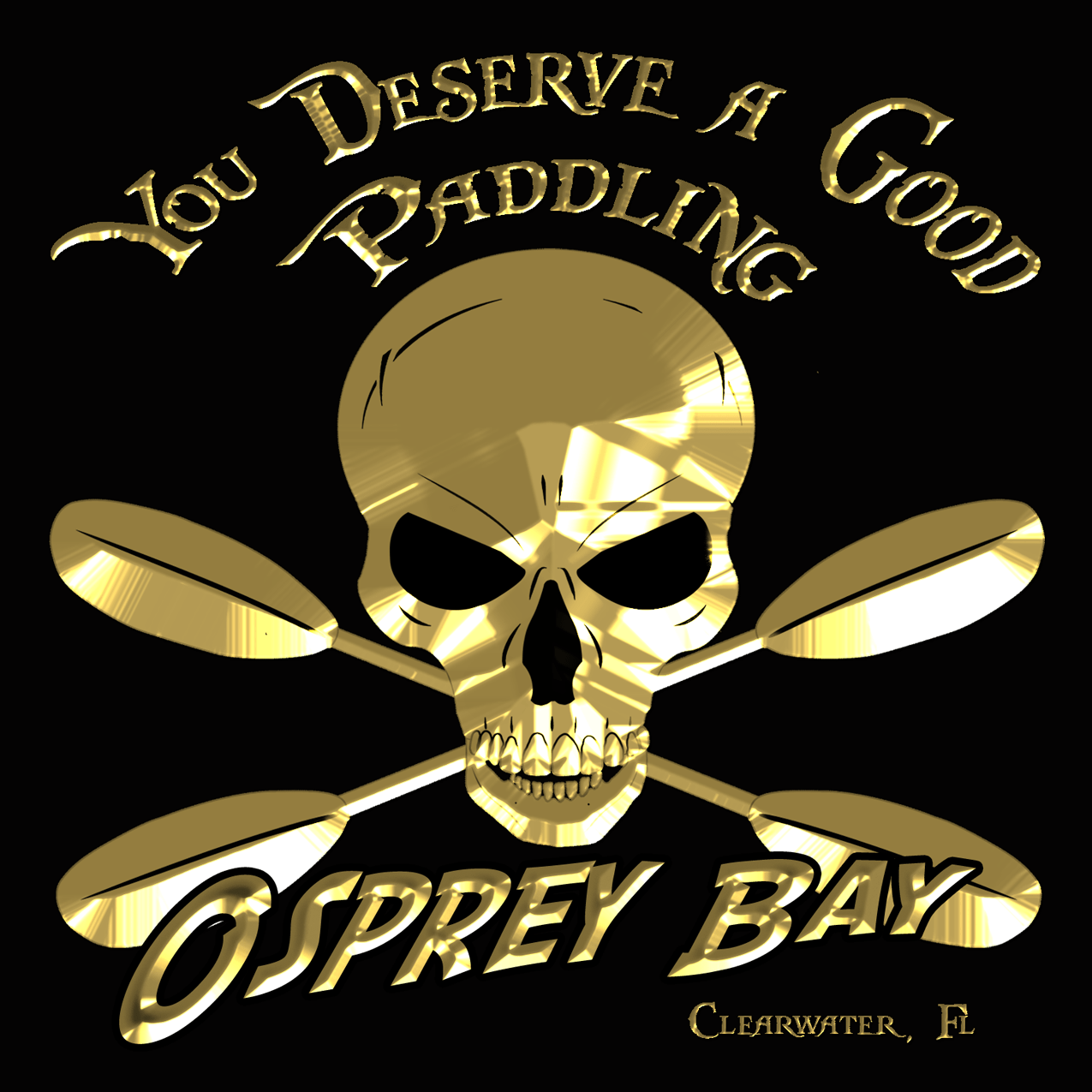 Osprey Bay Good Paddling Sticker