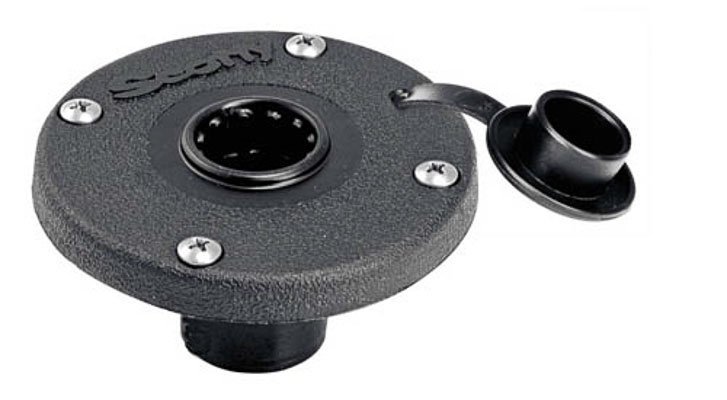 Scotty Round Flush Deck Mount
