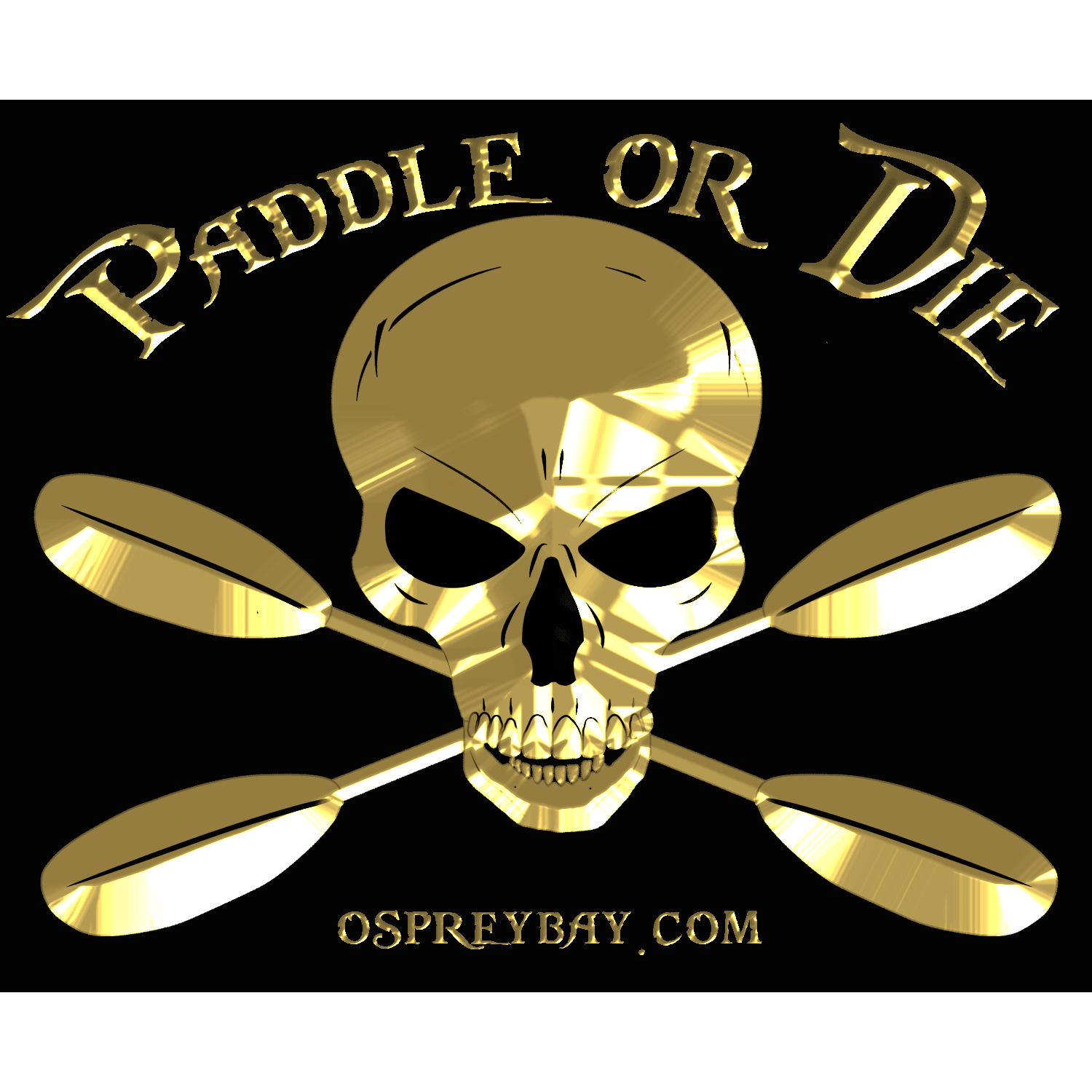 Osprey Bay Paddle or Die Sticker