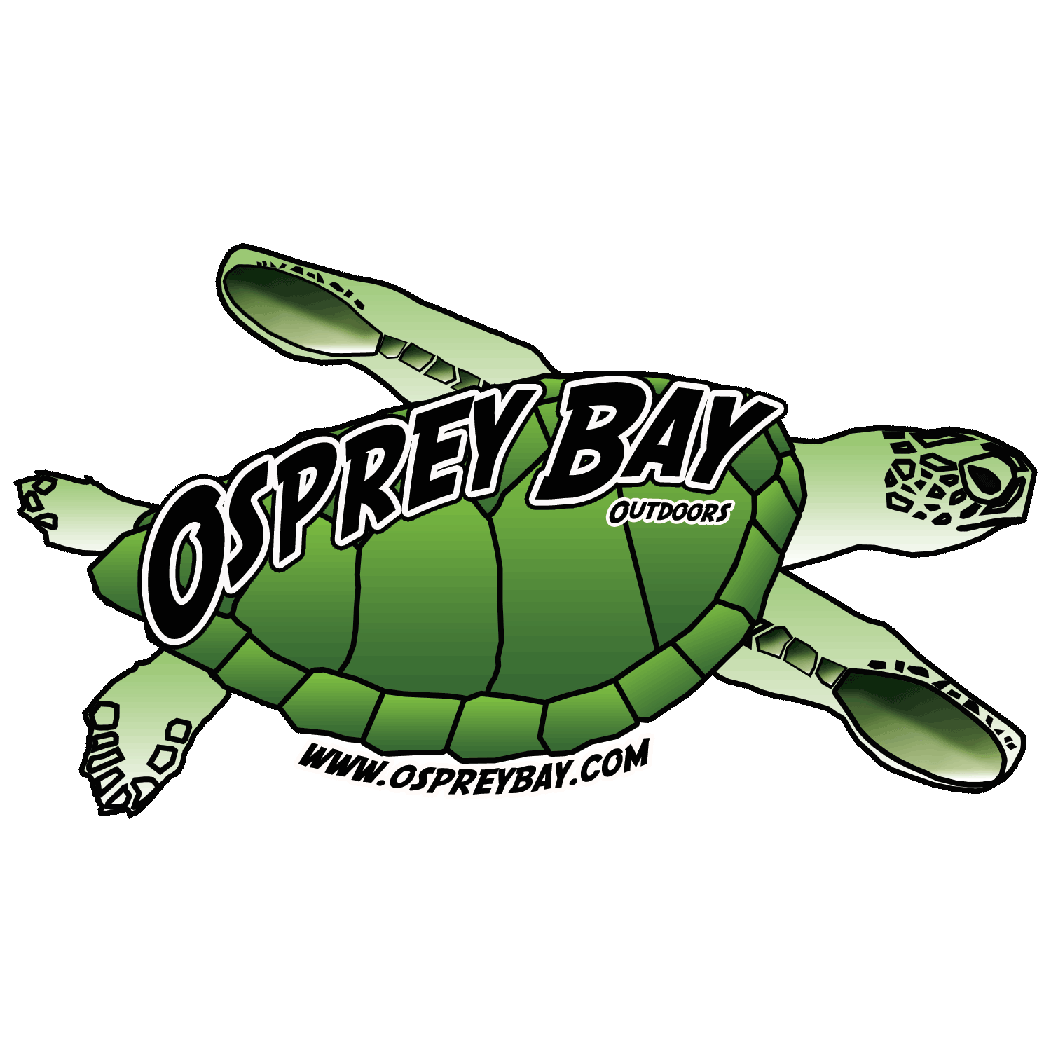 Osprey Bay Turtle Sticker