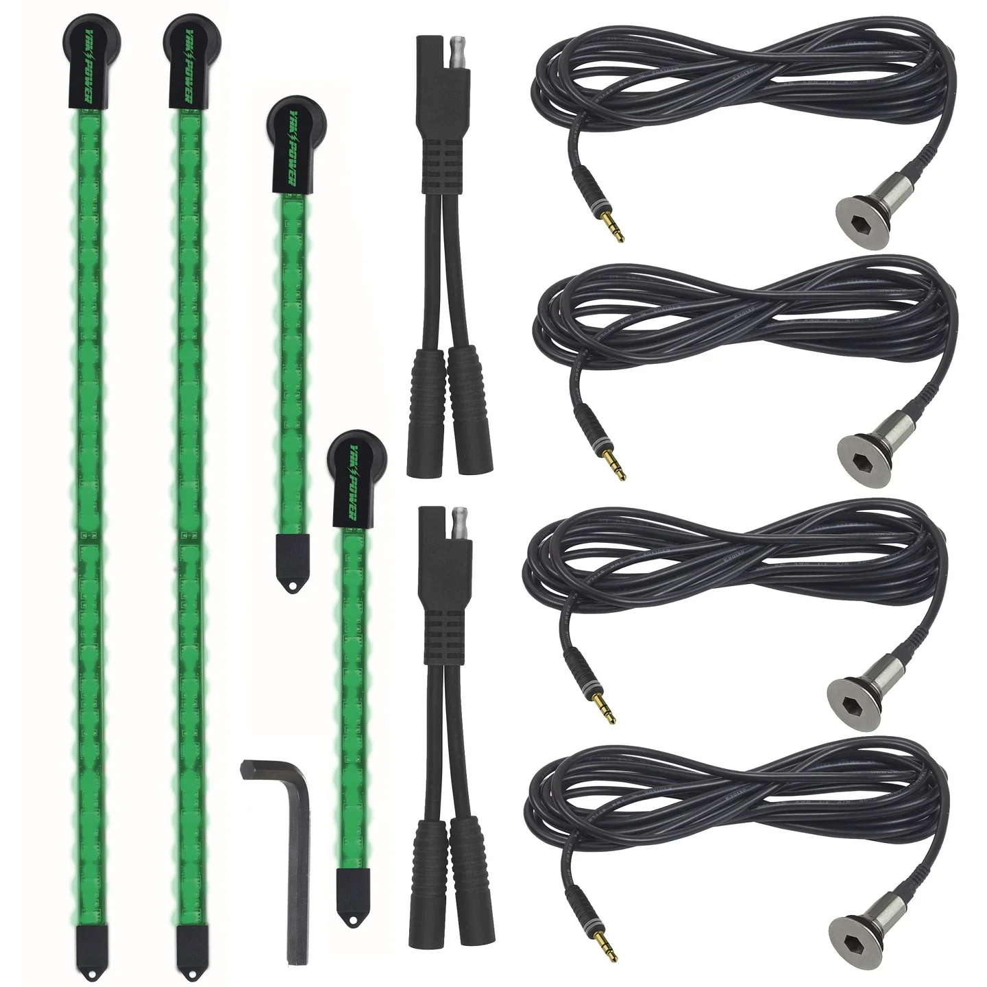 Yak Power Product Inc 4pc Green LED Light Kit