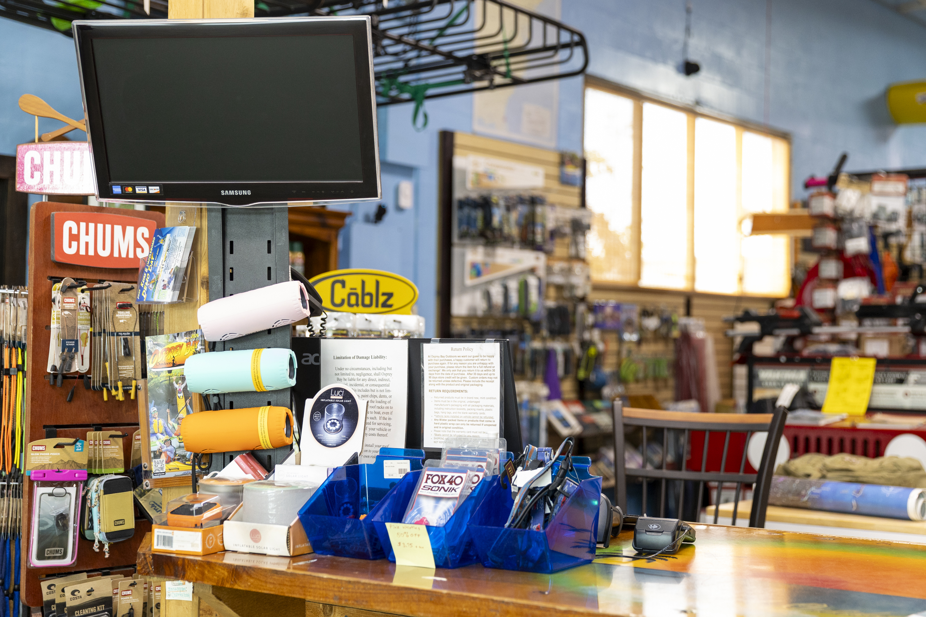 Inside Osprey Bay Outdoors